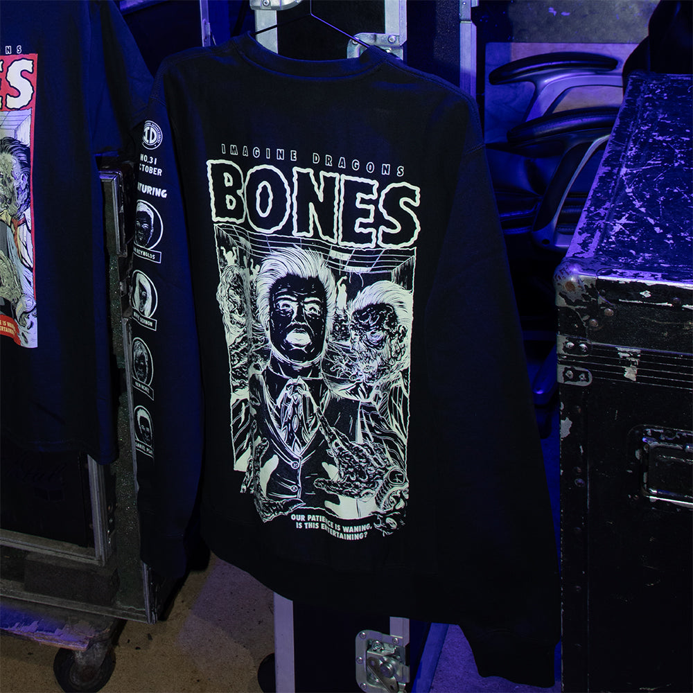 Glow-In-The-Dark Bones Crewneck