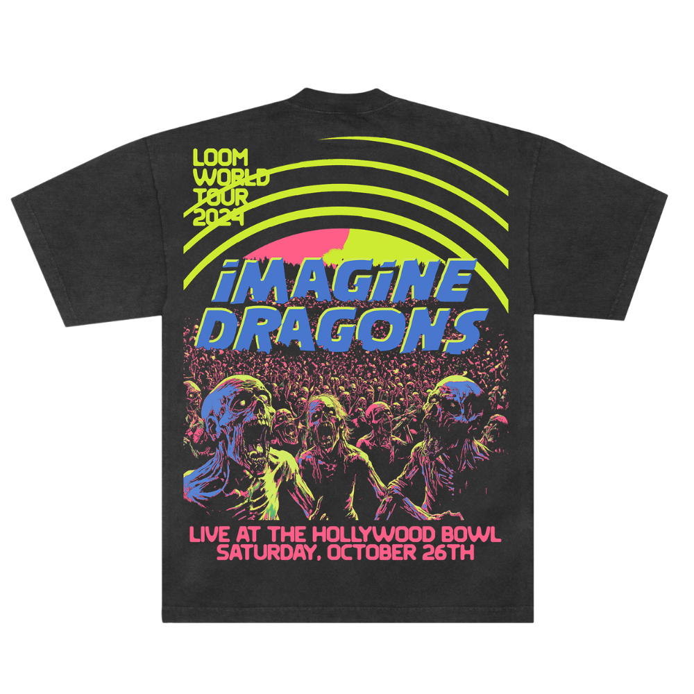 Hollywood Bowl Zombie Event Tee Back