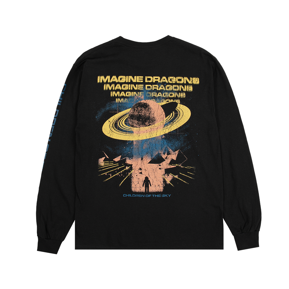 Children of the Sky Black Long Sleeve Back