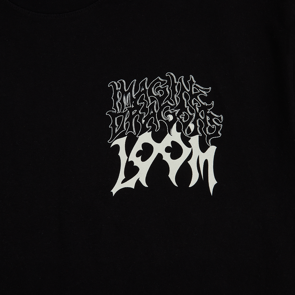 Loom 3 Faces Black Tee Detail