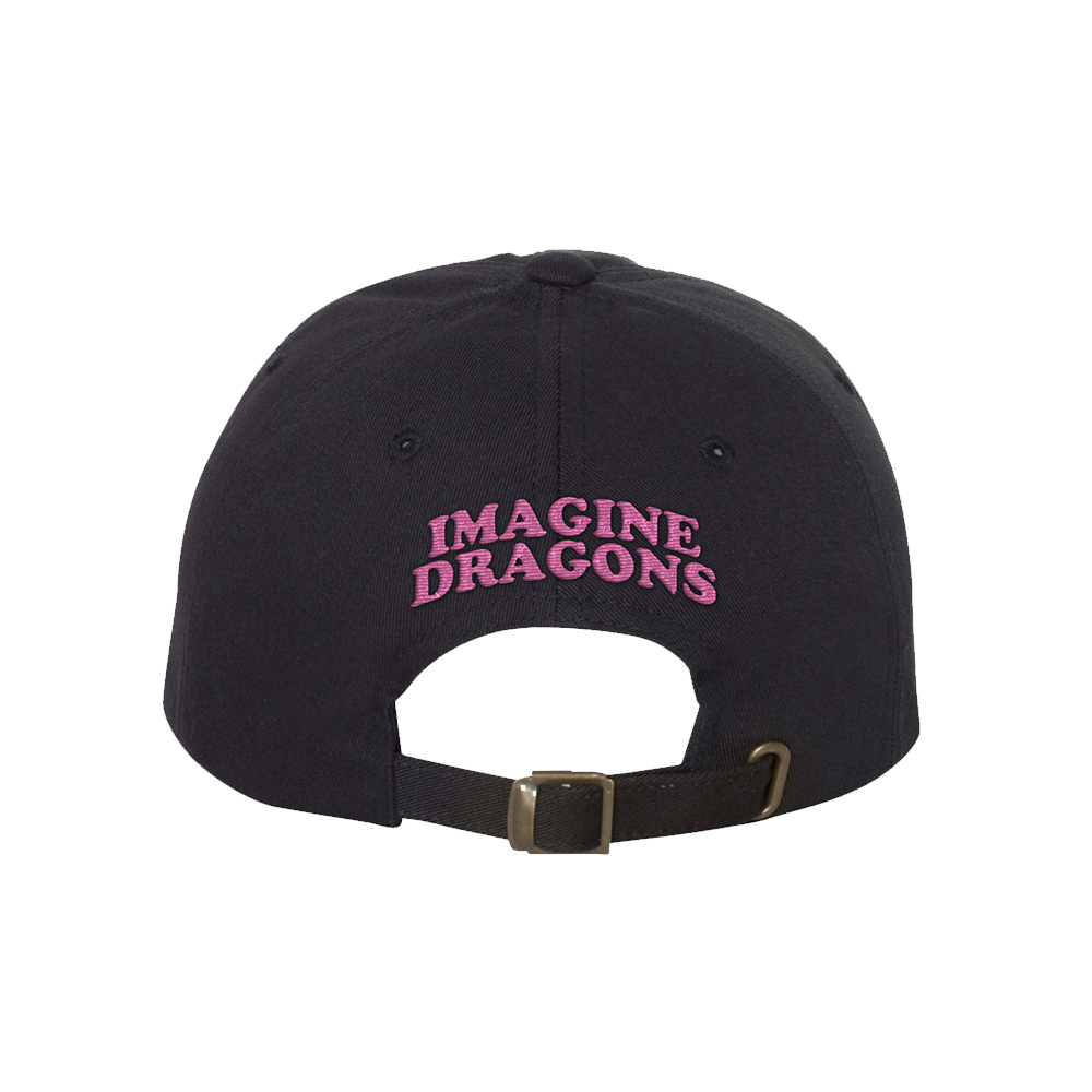 Loom Dad Hat w/ Pink Embroidery Back