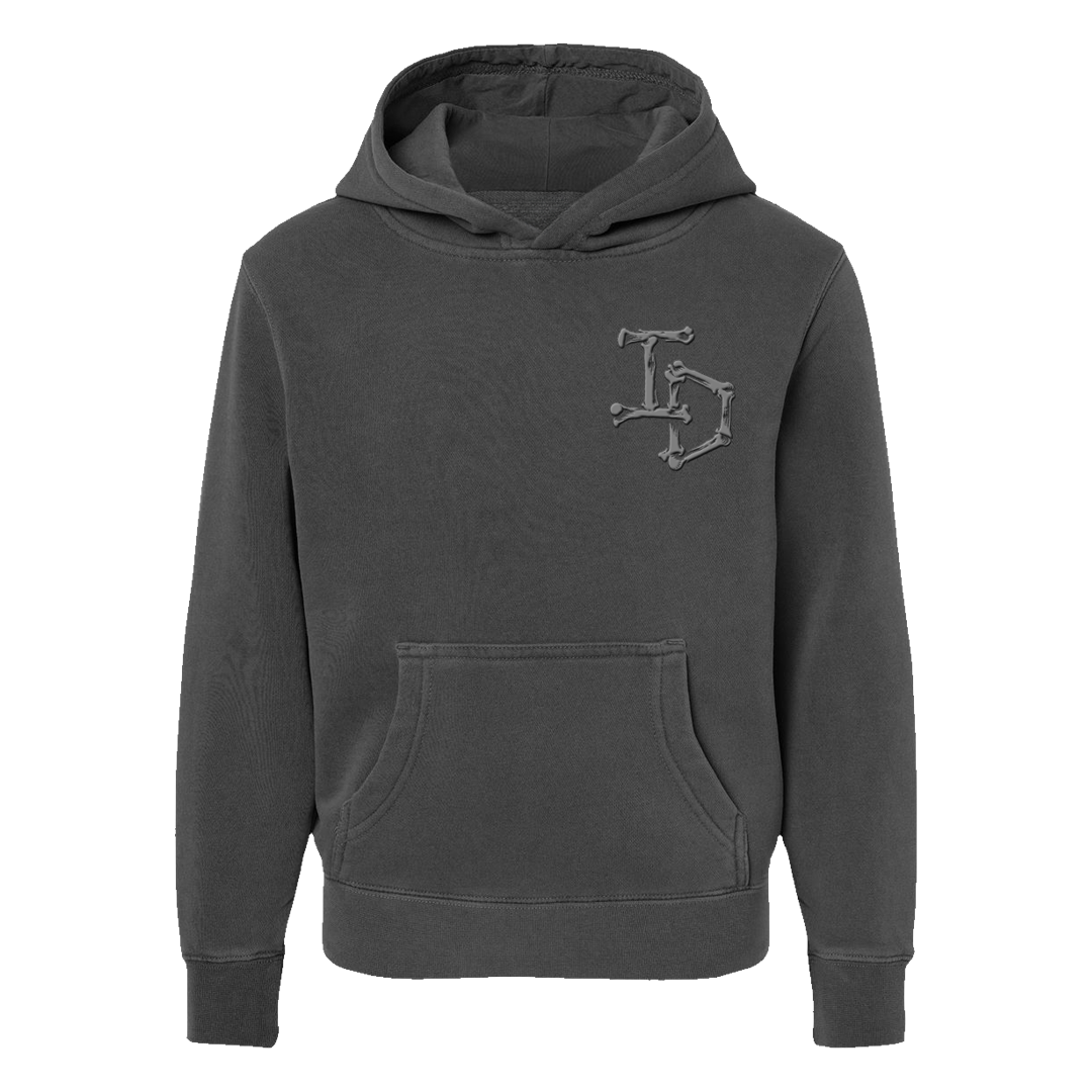 Bones Letter Hoodie Youth Front