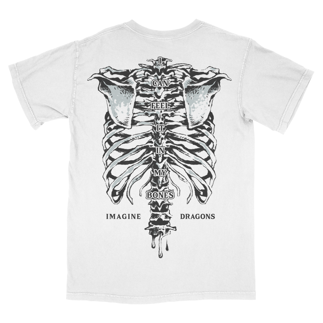 Feel It In My Bones Skeleton Tee Adult Back