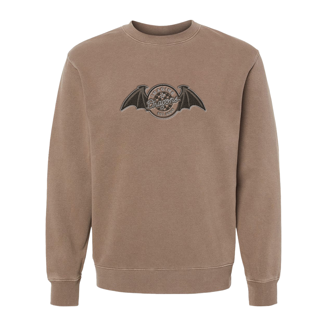 Wings Brown Crewneck