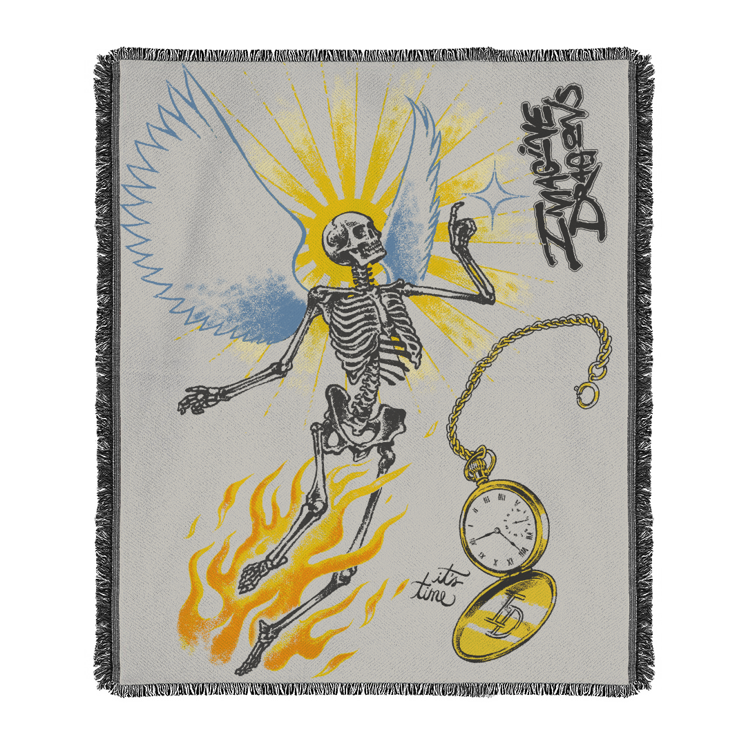 It's Time Woven Blanket