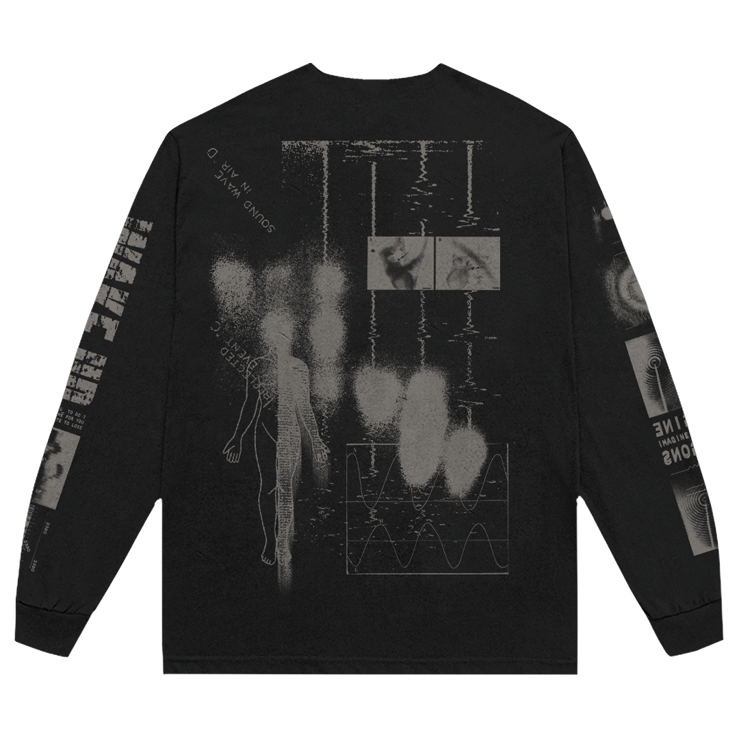 Wake Up Black Long Sleeve Back
