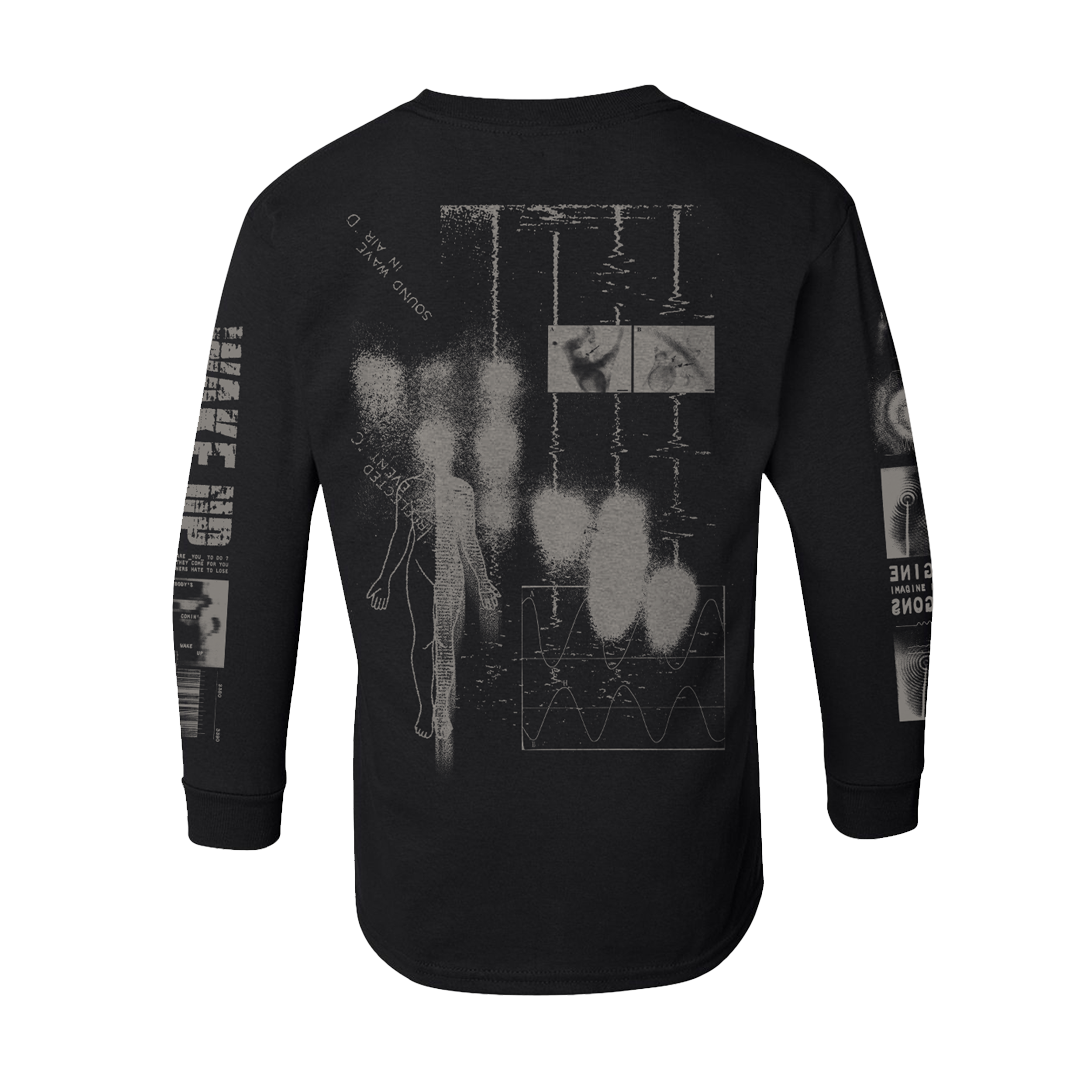 Wake Up Black Youth Long Sleeve Back