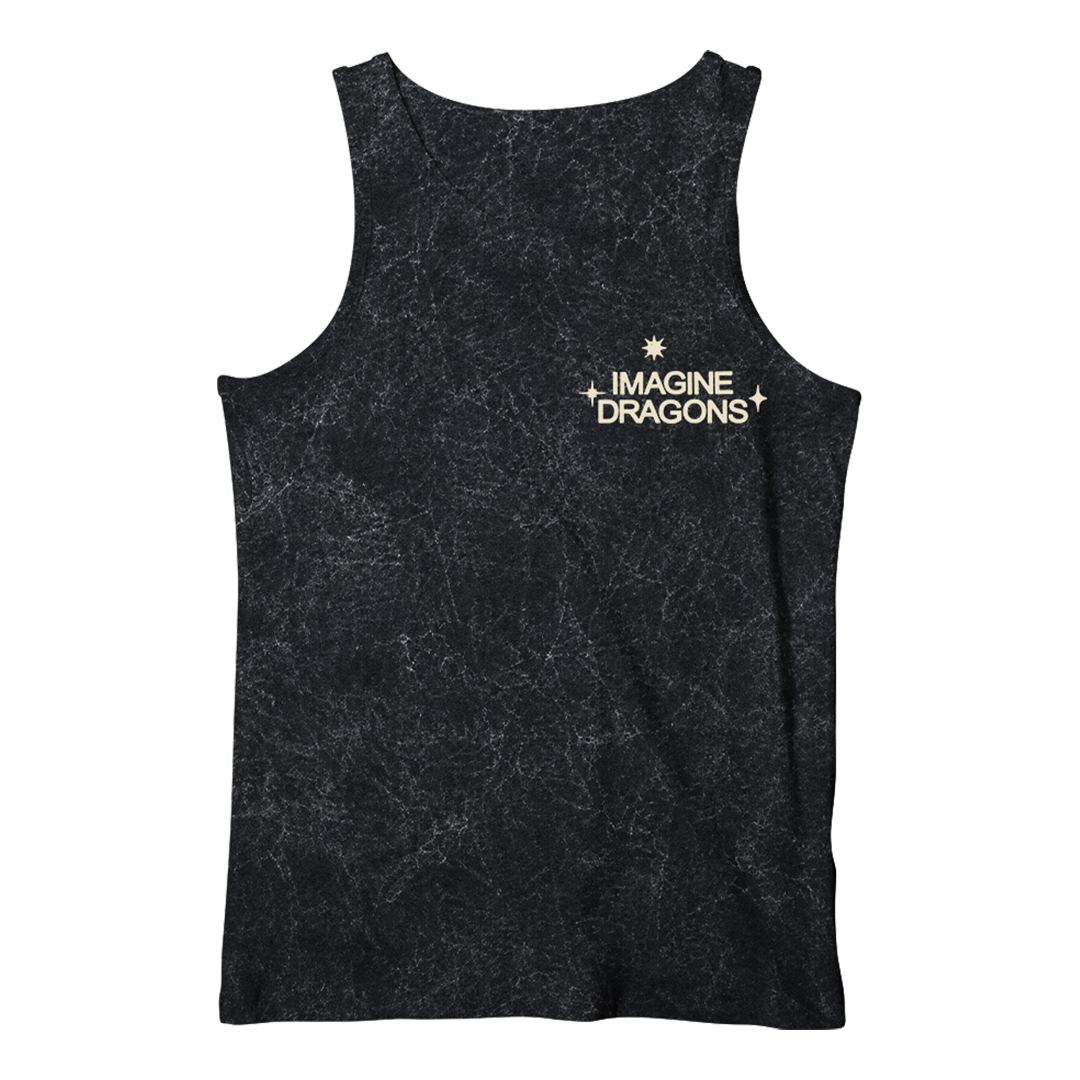Rainbow Laser Skull Mineral Dye Tank