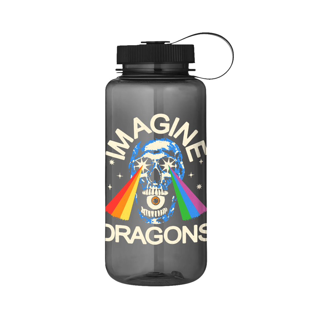 Rainbow Laser Skull Nalgene Water Bottle