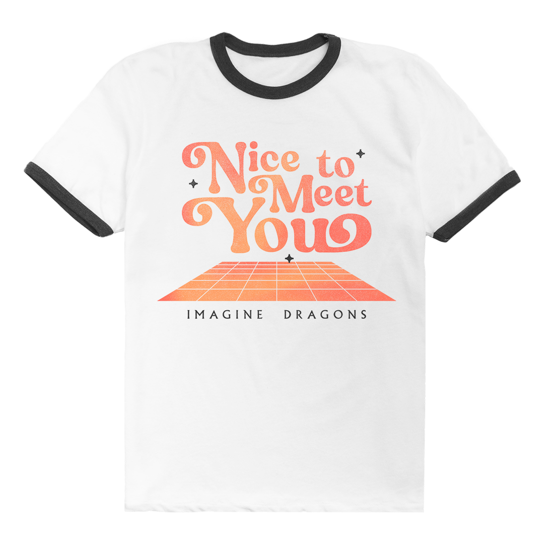 Nice to Meet You Ringer Tee - Imagine Dragons Official Store