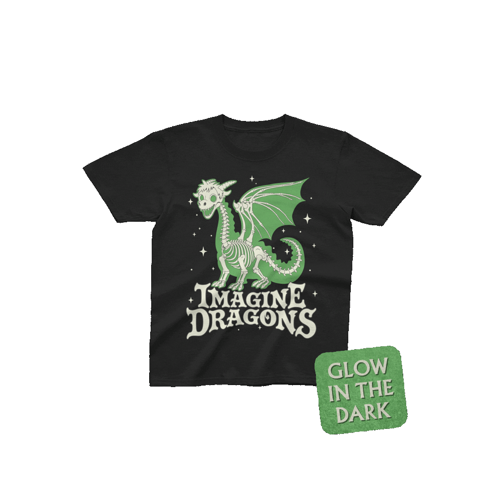 Glow in the Dark Loomy Kids Tee GIF