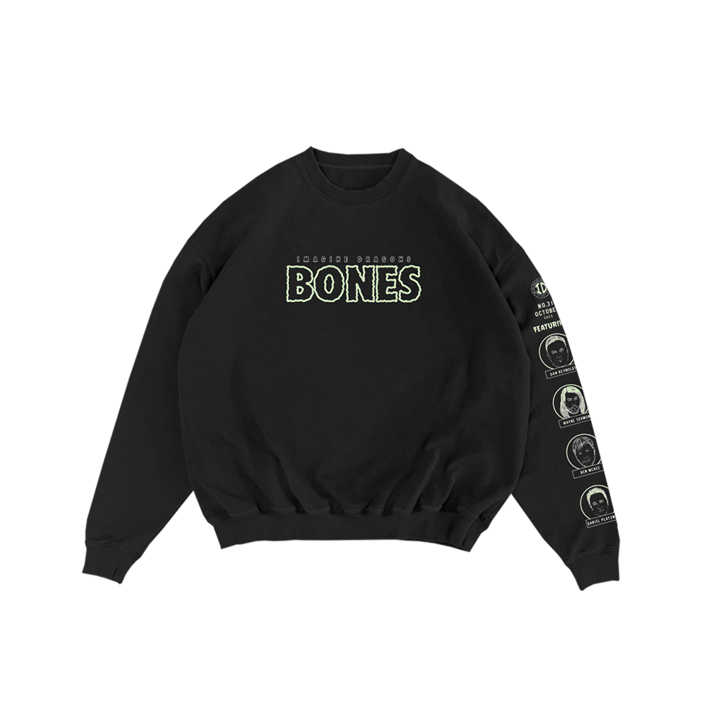 Glow-In-The-Dark Bones Crewneck – Imagine Dragons Official Store