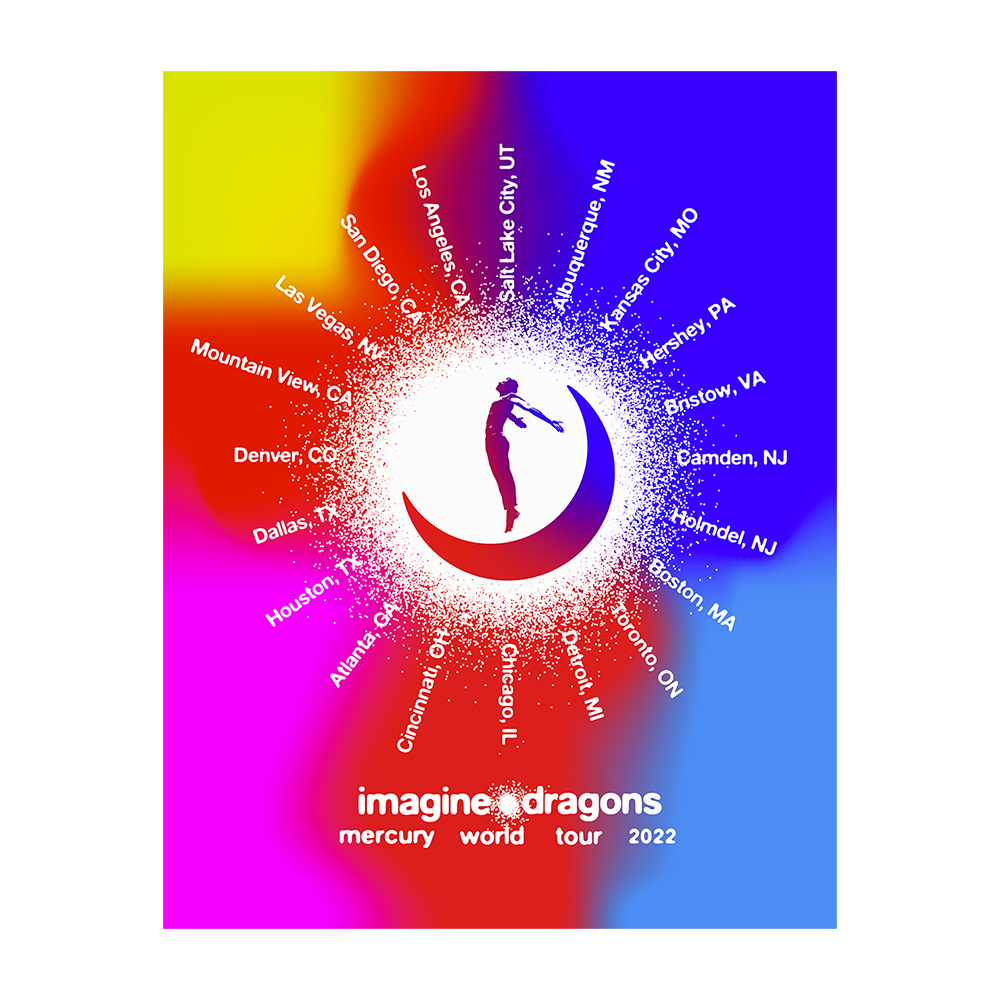 MERCURY WORLD TOUR POSTER II Imagine Dragons Official Store