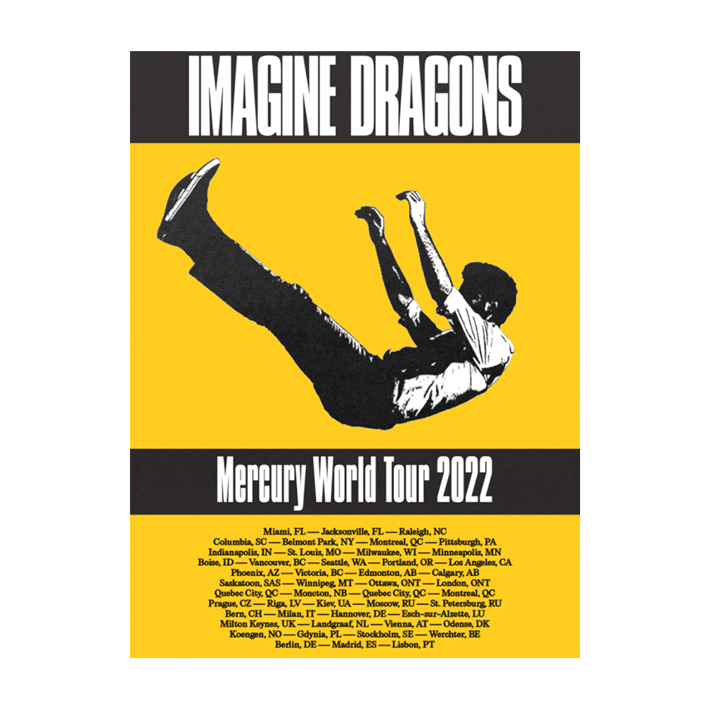imagine dragons tour poster